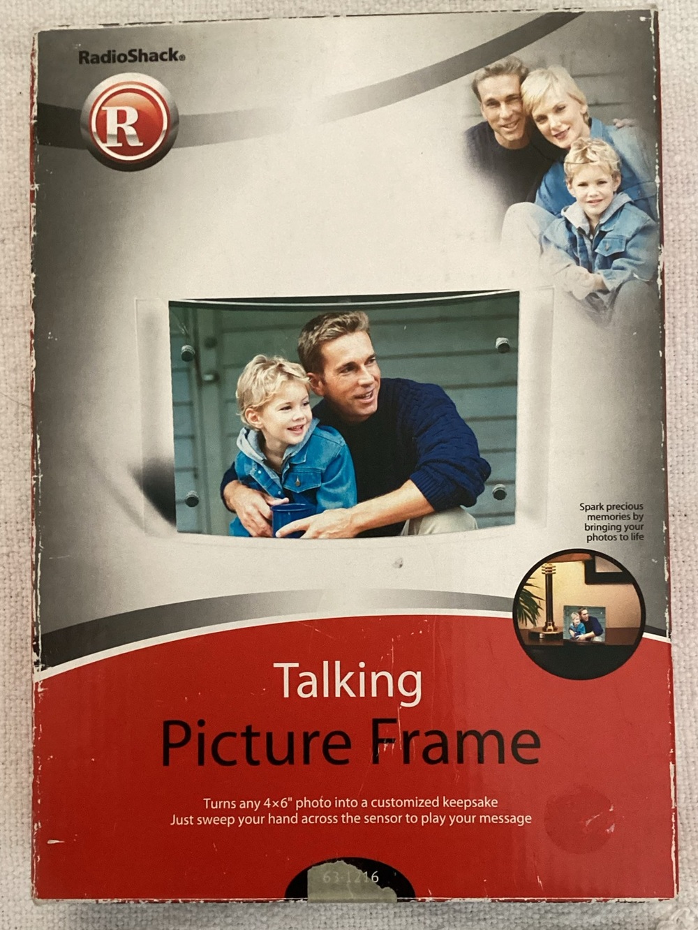 Vintage Radio Shack Talking Recording Dual Picture Frame 4 x 6